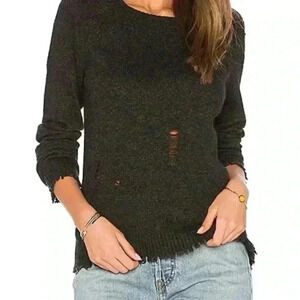 Bailey 44 Cinderella Merino Wool Blend Olive Green Sweater. Size S